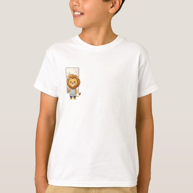 Stilig Barber Löve Stylist Barn T Shirt (Framsida)