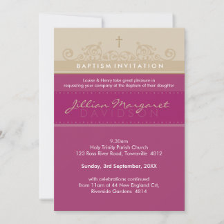 STILIG DOPINVITERING :: elegant 4P Inbjudningar