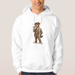 Stilig herrhund hoodie