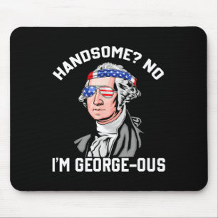 Stilig inte George Washington 1776 Rolig 4:e Juli Musmatta
