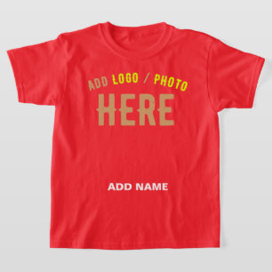 STILIG MODERN ANPASSAD DJUPRÖD VERIFIERAD VARUMÄRK T SHIRT
