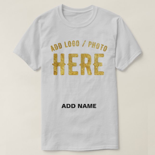 STILIG MODERN ANPASSNINGSBAR ASK VERIFIERAD VARUMÄ T SHIRT (Design framsida)