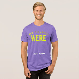 STILIG MODERN ANPASSNINGSBAR LILA VERIFIERAD VARUM T SHIRT
