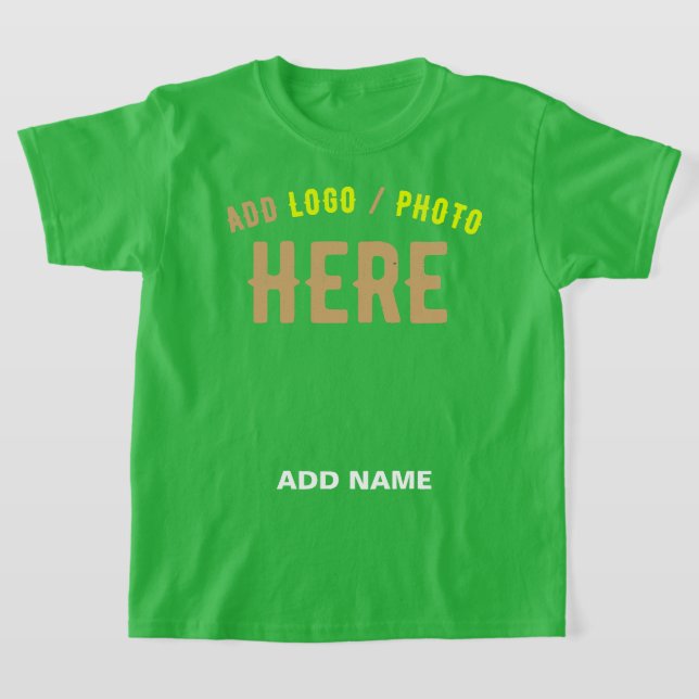 STILIG MODERN ANPASSNINGSBAR SHAMROCK GRÖN VARUMÄR T SHIRT (Laydown)