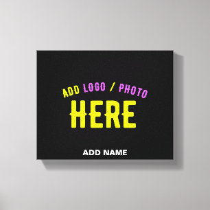 STILIG MODERN ANPASSNINGSBAR SVART VERIFIERAD VARU CANVASTRYCK