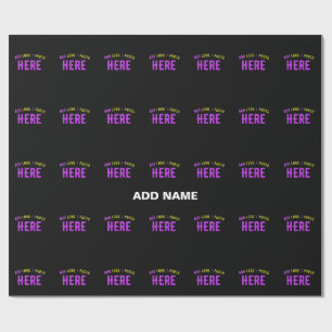 STILIG MODERN ANPASSNINGSBAR SVART VERIFIERAD VARU PRESENTPAPPER