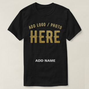 STILIG MODERN ANPASSNINGSBAR SVART VERIFIERAD VARU T SHIRT