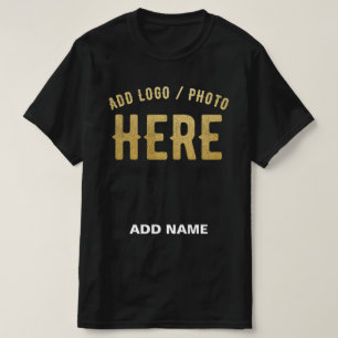 STILIG MODERN ANPASSNINGSBAR SVART VERIFIERAD VARU T SHIRT
