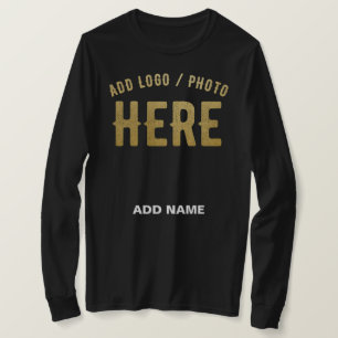 STILIG MODERN ANPASSNINGSBAR SVART VERIFIERAD VARU T SHIRT