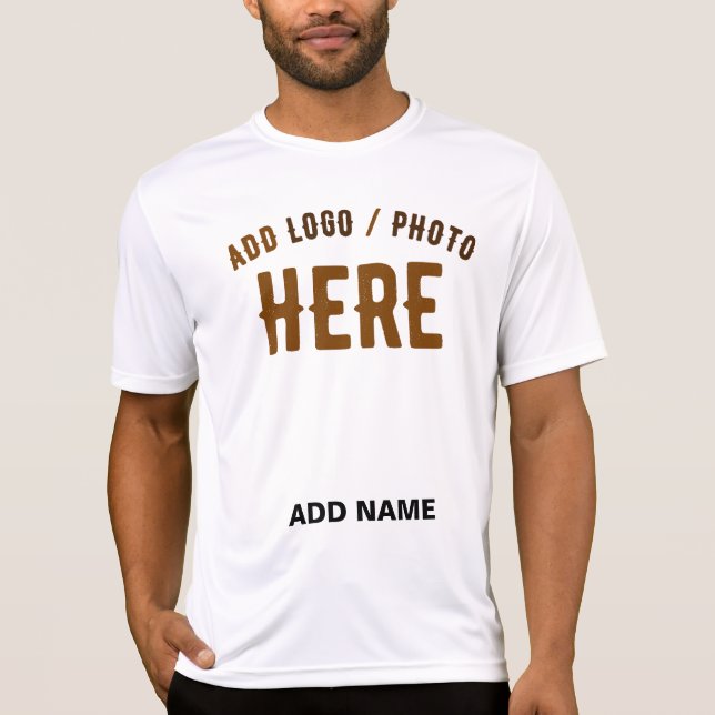 STILIG MODERN ANPASSNINGSBAR VIT VERIFIERAD VARUMÄ T SHIRT (Framsida)