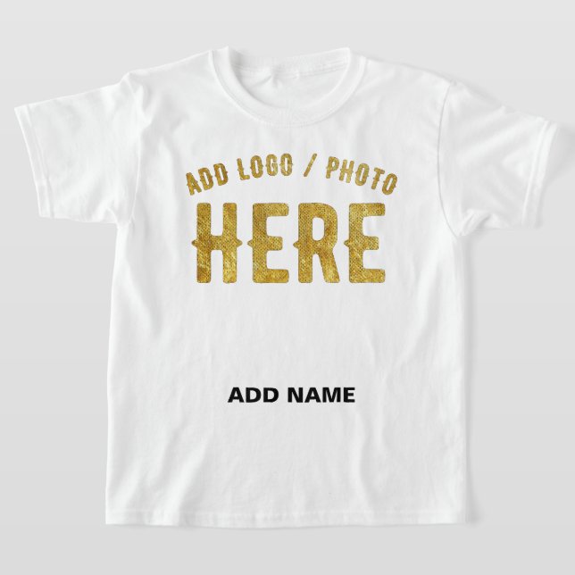 STILIG MODERN ANPASSNINGSBAR VIT VERIFIERAD VARUMÄ T SHIRT (Laydown)