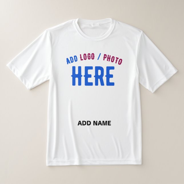 STILIG MODERN ANPASSNINGSBAR VIT VERIFIERAD VARUMÄ T SHIRT (Laydown)
