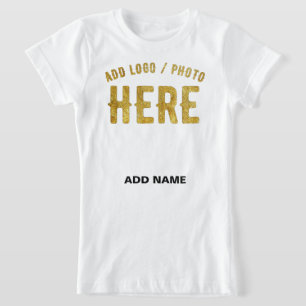 STILIG MODERN ANPASSNINGSBAR VIT VERIFIERAD VARUMÄ T SHIRT