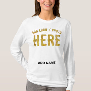 STILIG MODERN ANPASSNINGSBAR VIT VERIFIERAD VARUMÄ T SHIRT