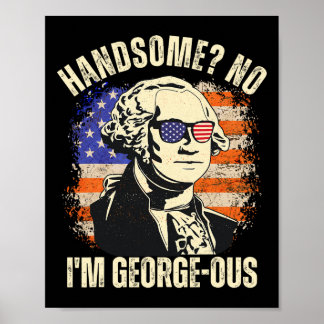 Stilig Nej jag är underbar George Washington 4e av Poster