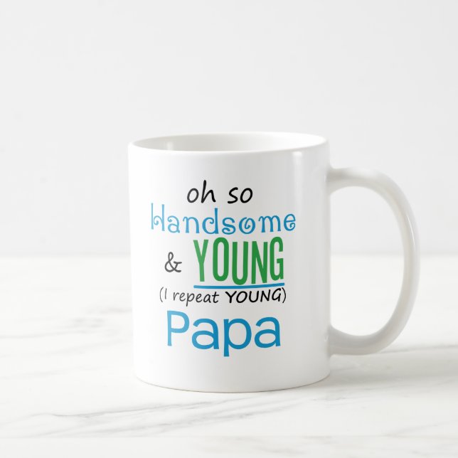 Stilig och ung pappa kaffemugg (Höger)