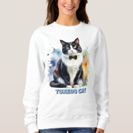 Stilig Smokingkatt T Shirt