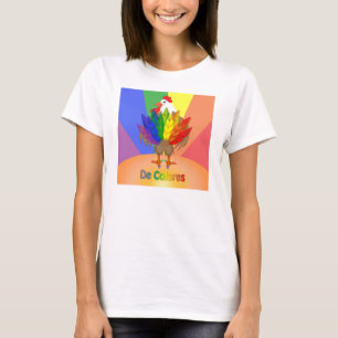 Stilig tupp med De Colores T-shirt