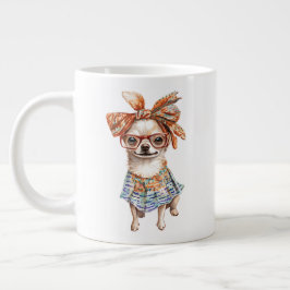 Stiliga Chihuahua-mammor hundälskare Jumbo Mugg