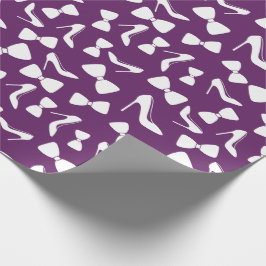 Stiliga högklackade skor, flugband Bröllopspresent Presentpapper