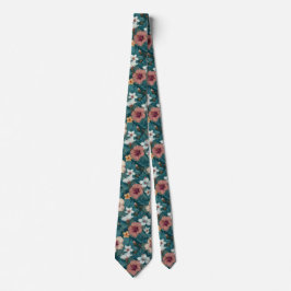 Stiliga presentidéer för han tropical blomma slips