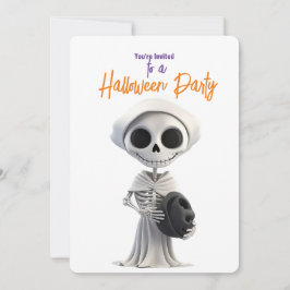 STILIGT SKELETT-HALLOWEENFEST INBJUDNINGAR