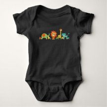 Stiliser Animals Cute Lejon Giraffe Elephant Boy