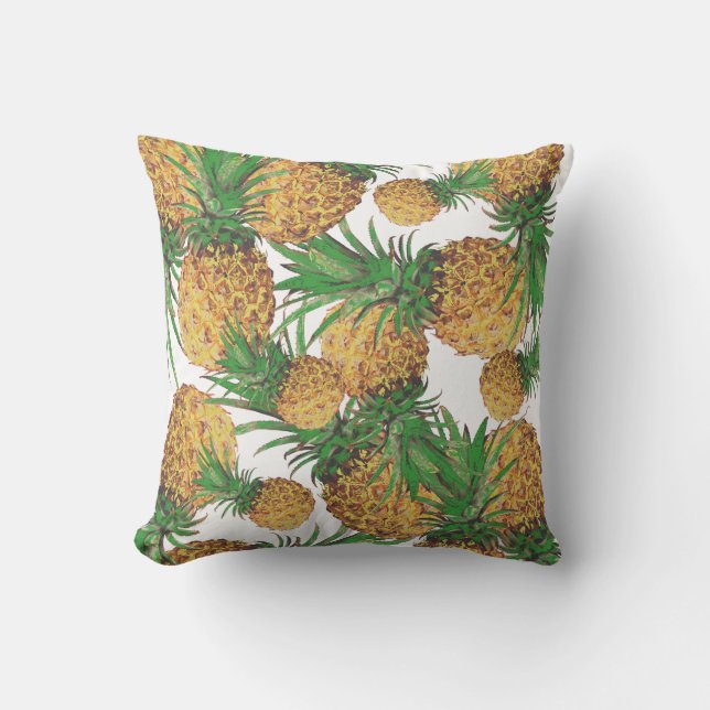 Stiliserad Ananas Mönster Kudd Kuddfodral Kudde (Framsida)