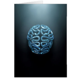 Stiliserad artificiell intelligens hälsningskort