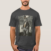 Stiliserad björnillustration T-shirt