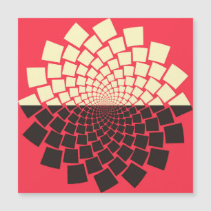 Stiliserad blomma: Black Red Ivory