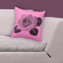 Stiliserad Blommar om Rosa med ett Ro