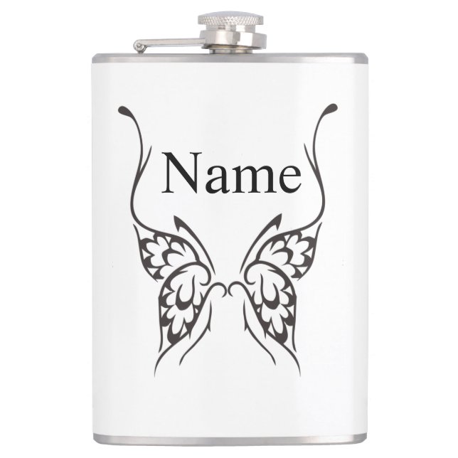 Stiliserad Butterfly Tattoo Thunder_Cove Fickplunta (Framsidan)
