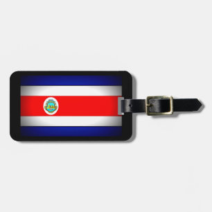 Stiliserad Costa Rica Flagga Bagagebricka