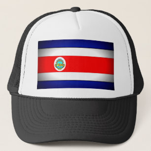 Stiliserad Costa Rica Flagga Keps
