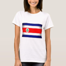 Stiliserad Costa Rica Flagga