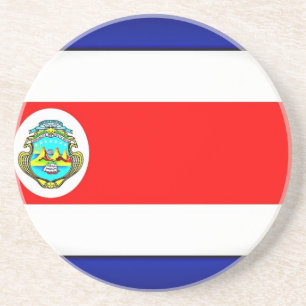 Stiliserad Costa Rica Flagga Underlägg