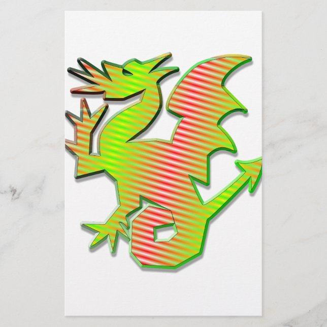 Stiliserad dragon (Framsida)