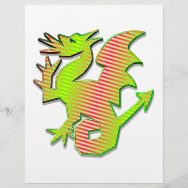 Stiliserad dragon (Framsida)