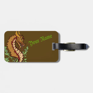 Stiliserad dragon bagagebricka