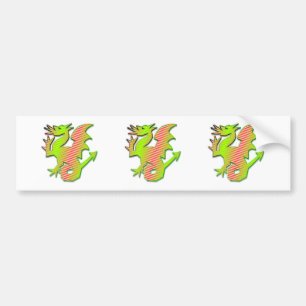 Stiliserad dragon bildekal