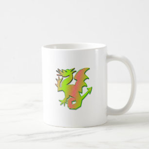 Stiliserad dragon kaffemugg