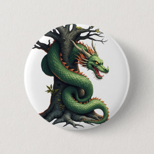 Stiliserad dragon knapp