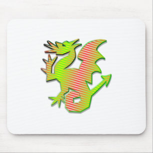 Stiliserad dragon musmatta