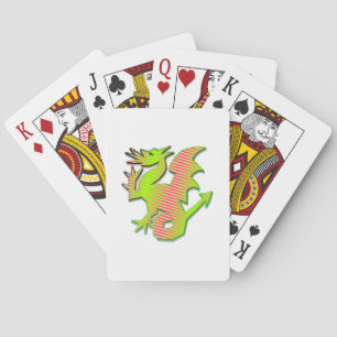 Stiliserad dragon spelkort
