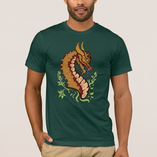Stiliserad dragon t shirt (Framsida)