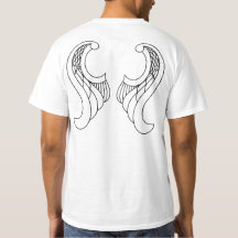 Stiliserad Fågelvinge T-Shirt