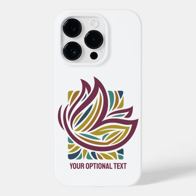 Stiliserad fjäril, valfri text (Baksida)