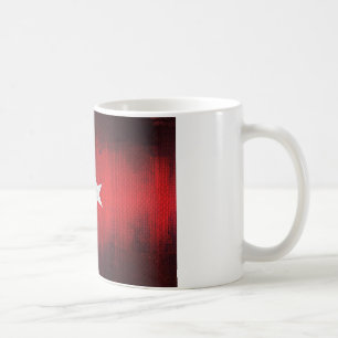 Stiliserad Flagga i Turkiet Kaffemugg