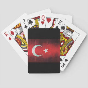 Stiliserad Flagga i Turkiet Spelkort